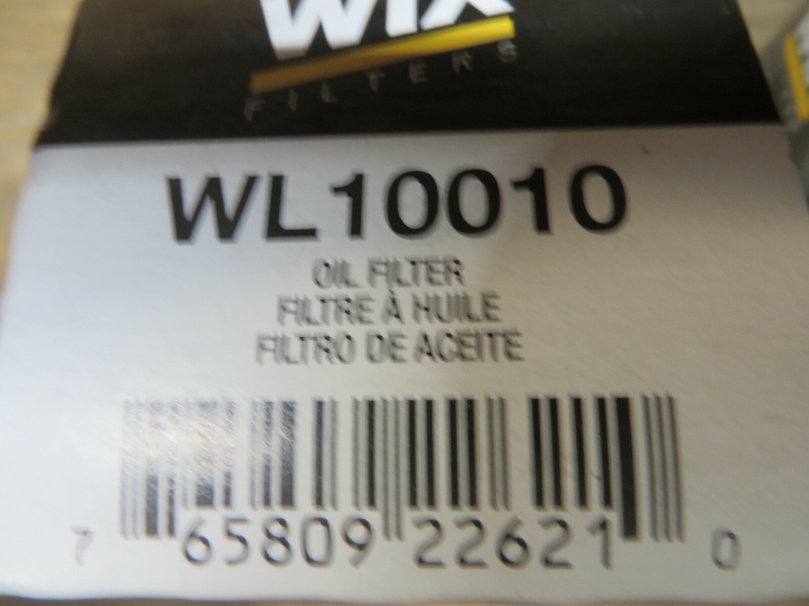 Wix # Wl10010 New Nos