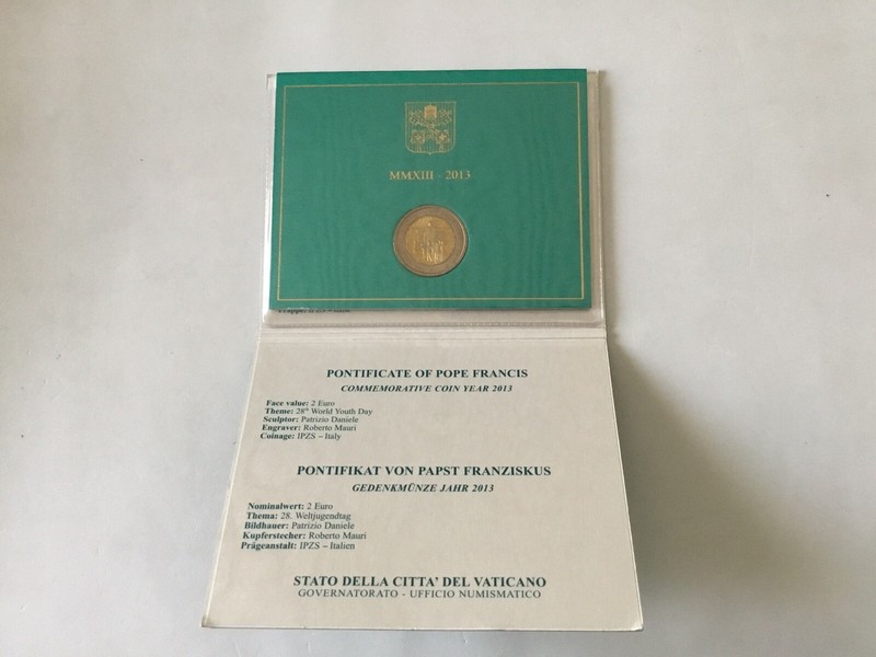 Vaticano Blister 2â¬ 2013 Xxviii Giornata Mondiale Della Gioventu Rio Janeiro