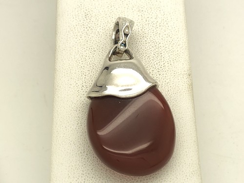 Robert Lee Morris RLM Studio Sterling Silver Carbelian Pendant Enhancer 2” 14.3g