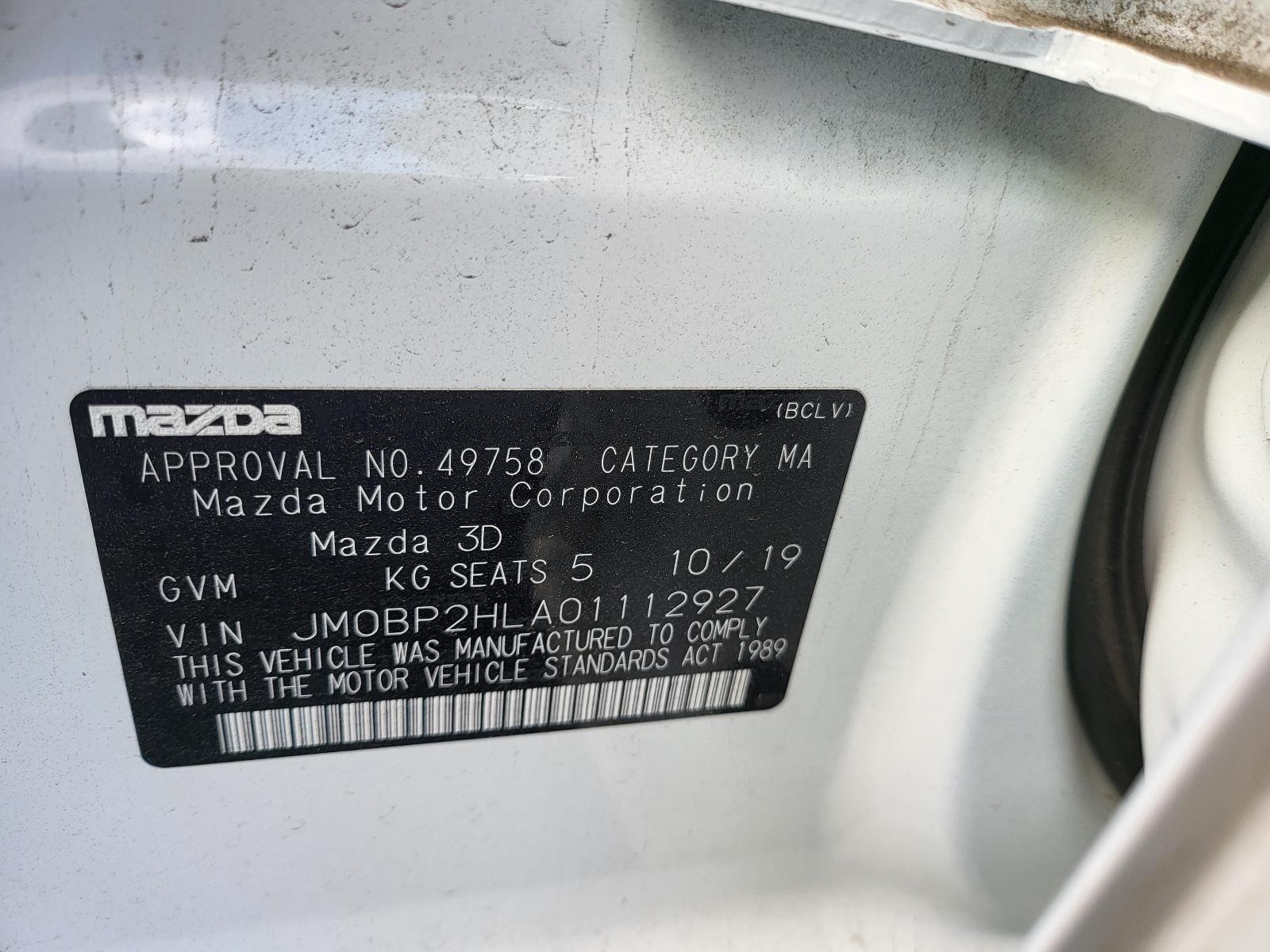 Mazda 3 Power Window MASTER Switch BP 03/2019-11/2021 - thumbnail 9