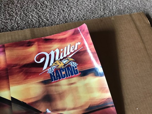 Lot Of 3 Vintgage Miller Racing Posters
