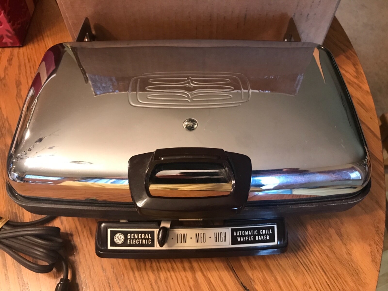 Vintage General Electric GE Waffle Maker 1950s/60s ChromeのeBay公認海外