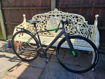 CUBE SL Road Pro - Flat Bar/Hybrid Bike Cycle 50cm 2017 Carbon forks