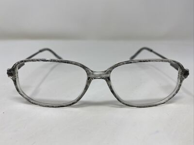 G031 COL.04 52-15-140 Gray Marble Crystal Plastic Full Rim Eyeglasses Frame ZO87