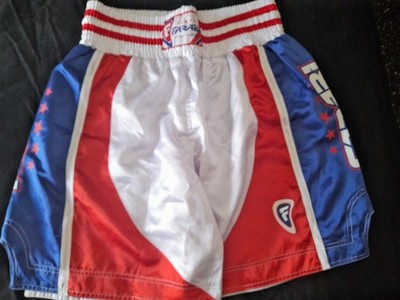 PANTALONCINI SHORT KICK BOXING BOXE THAI. ADULTO MAN. FARABI FIGHT WEAR SIZE XL 