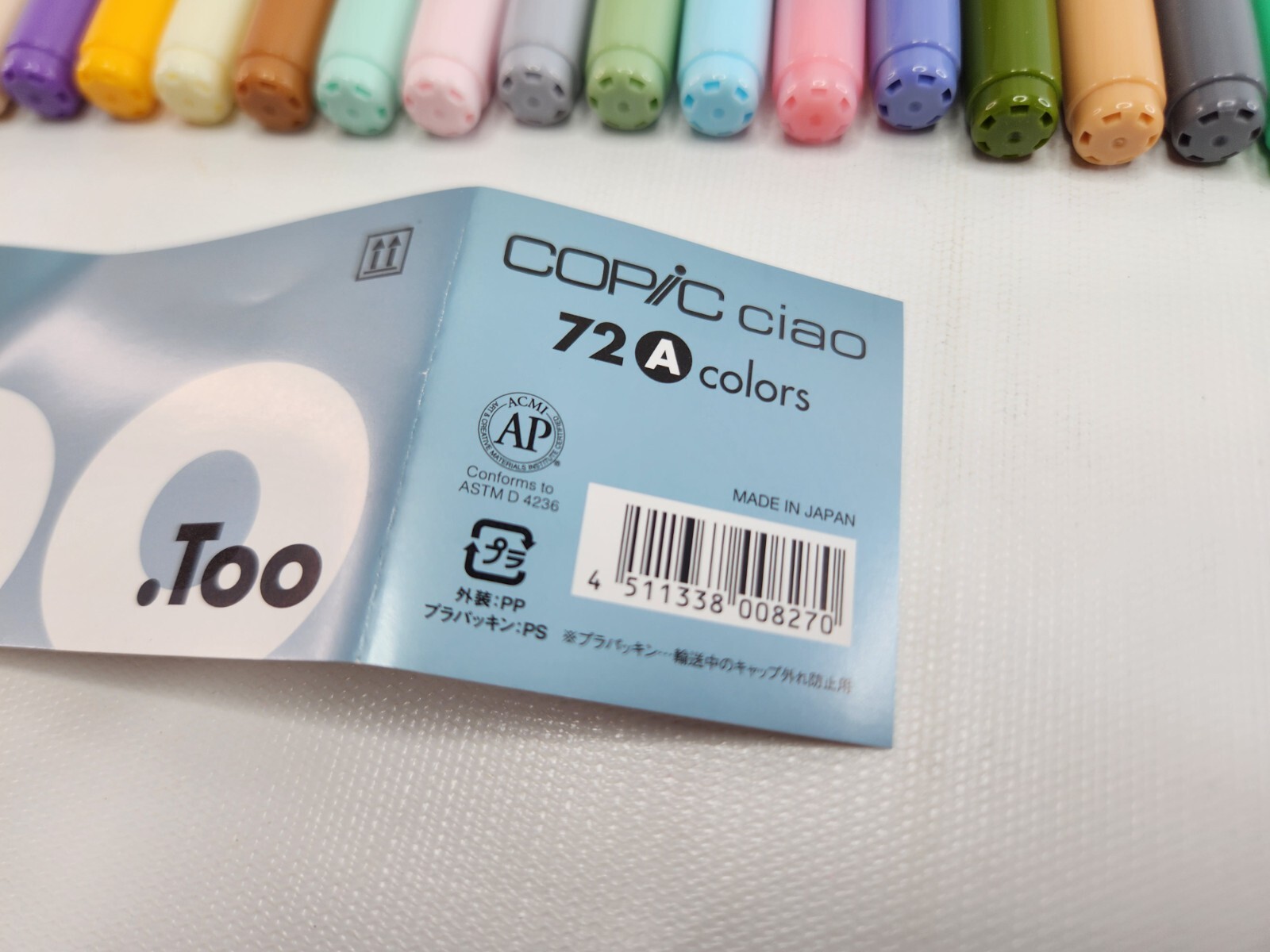 72 Copic Ciao - Alcohol-Based Markers - Color Set A  72-A