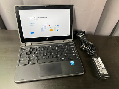 Dell Chromebook 3189 Touchscreen 2-in-1 (11.6'', 4GB, 16GB, ChromeOS) w/ Charger