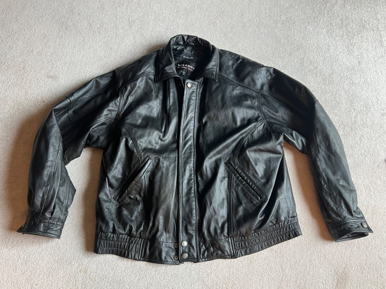 Wilsons Leather Jacket with Removable Thinsulate Liner, Mens