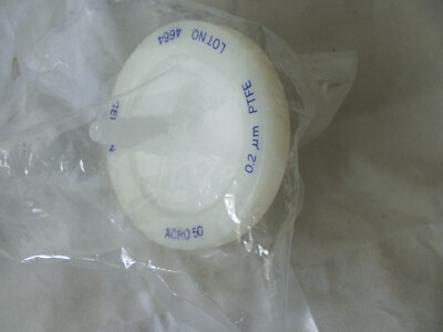 Gelman Acro 50, 0.2um inline filter, PTFE