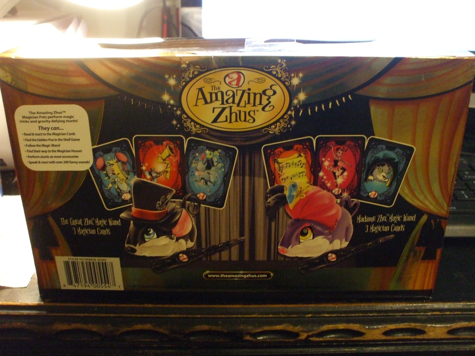 The Amazing Zhus set featuring the Great Zhu Magician Pet Mouse Pet NEW IN BOX!!