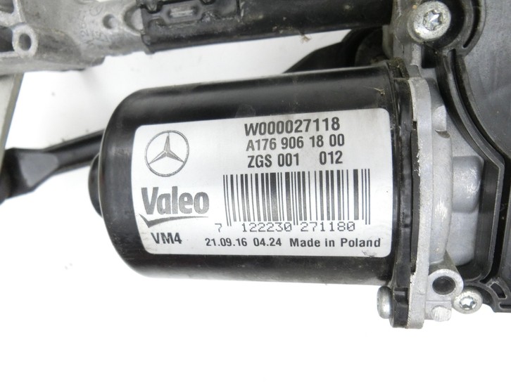 Mercedes W176 A180 15-18 Wischermotor m. Wischergestänge Vorne Mercedes W176 A180 15-18 19.10.2016 A1769061800... Vorschau 5