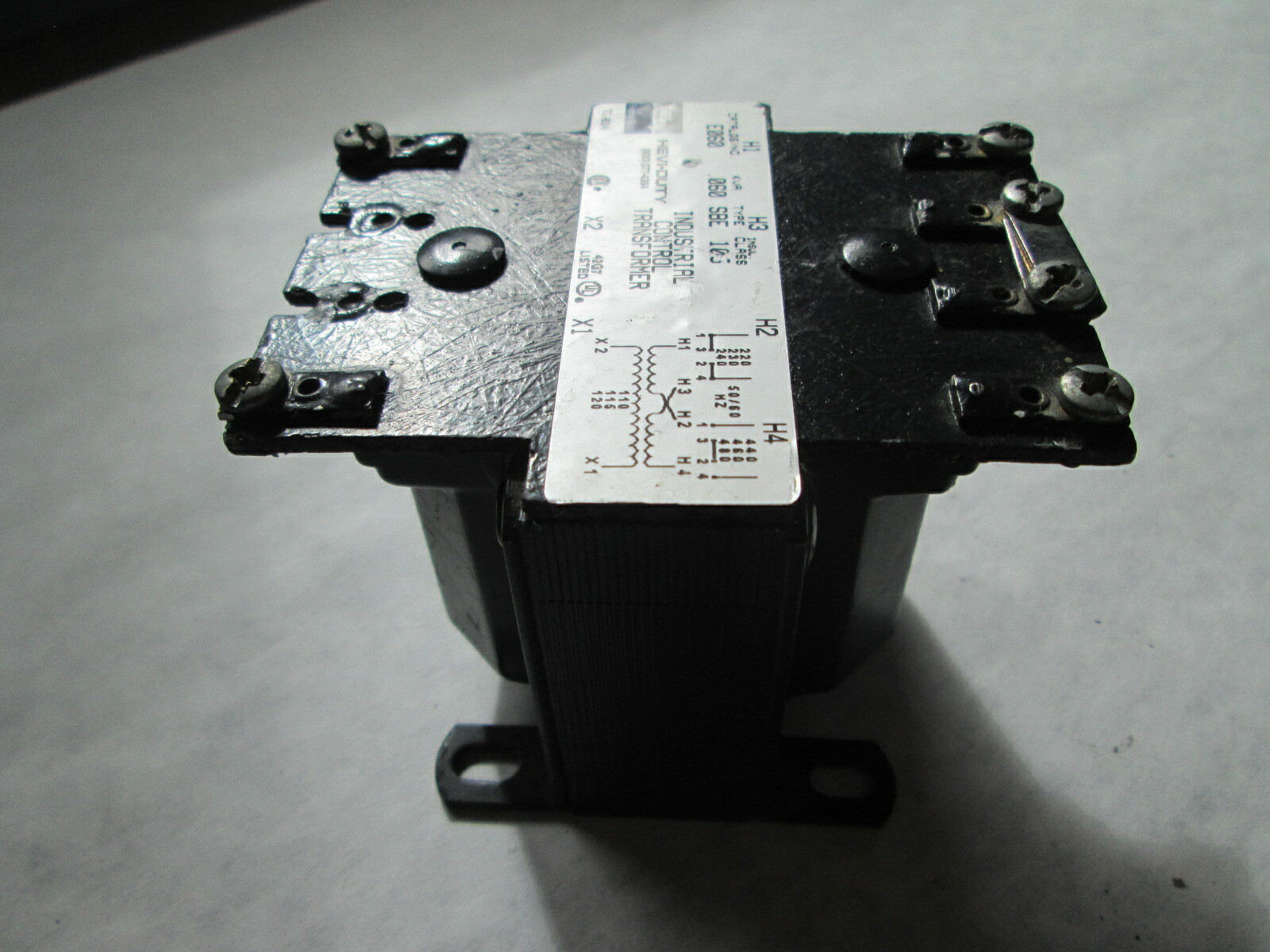 Hevi-Duty E060 Control Transformer (.060 KVA, 220/480 to 120 Volt)