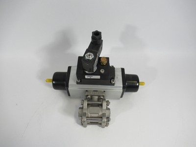 Assured Automation B36NRX08SCE3B SS Ball Valve w/Pneumatic Actuator 3/8'' NOP