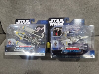 Star Wars Micro Galaxy Squadron N-1 Starfighter & Gold Leader Y-Wing Series 4