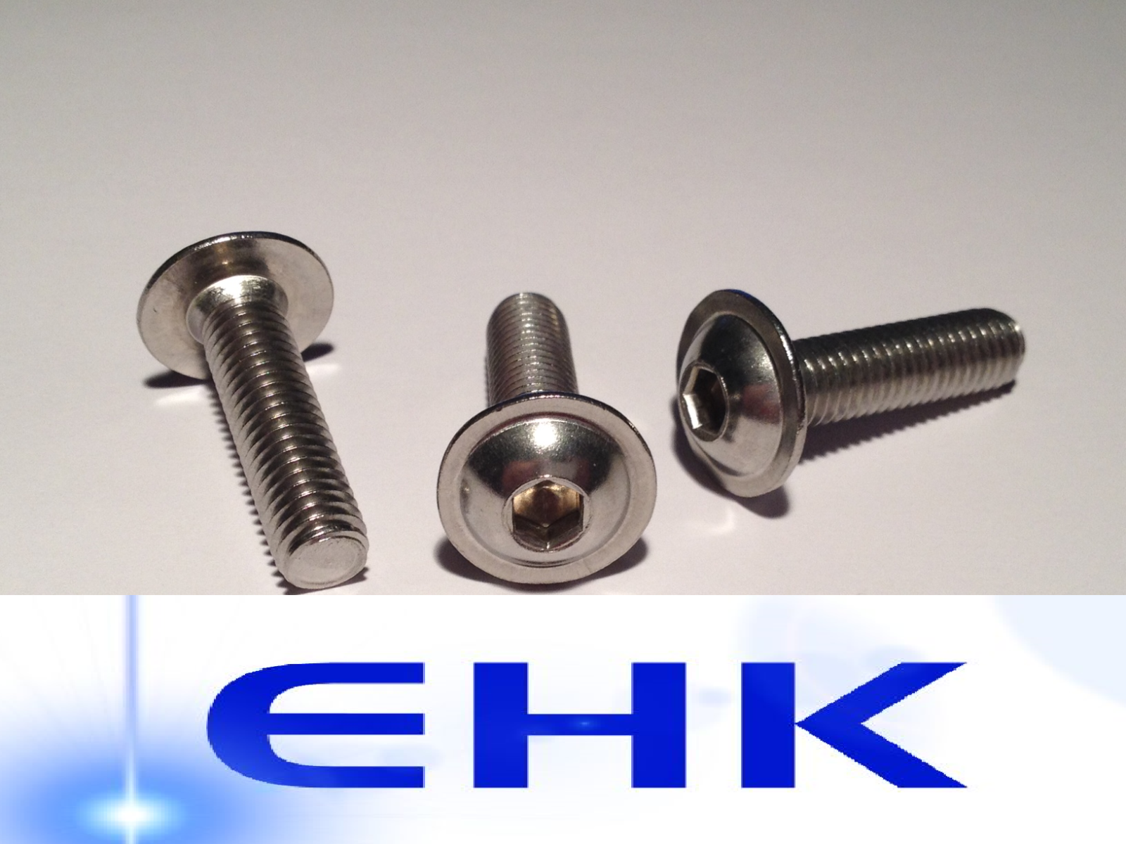 Linsenkopfschrauben mit Flansch M3/M4/M5/M6/M8/M10/M12 ISO 7380-2 V2A Edelstahl