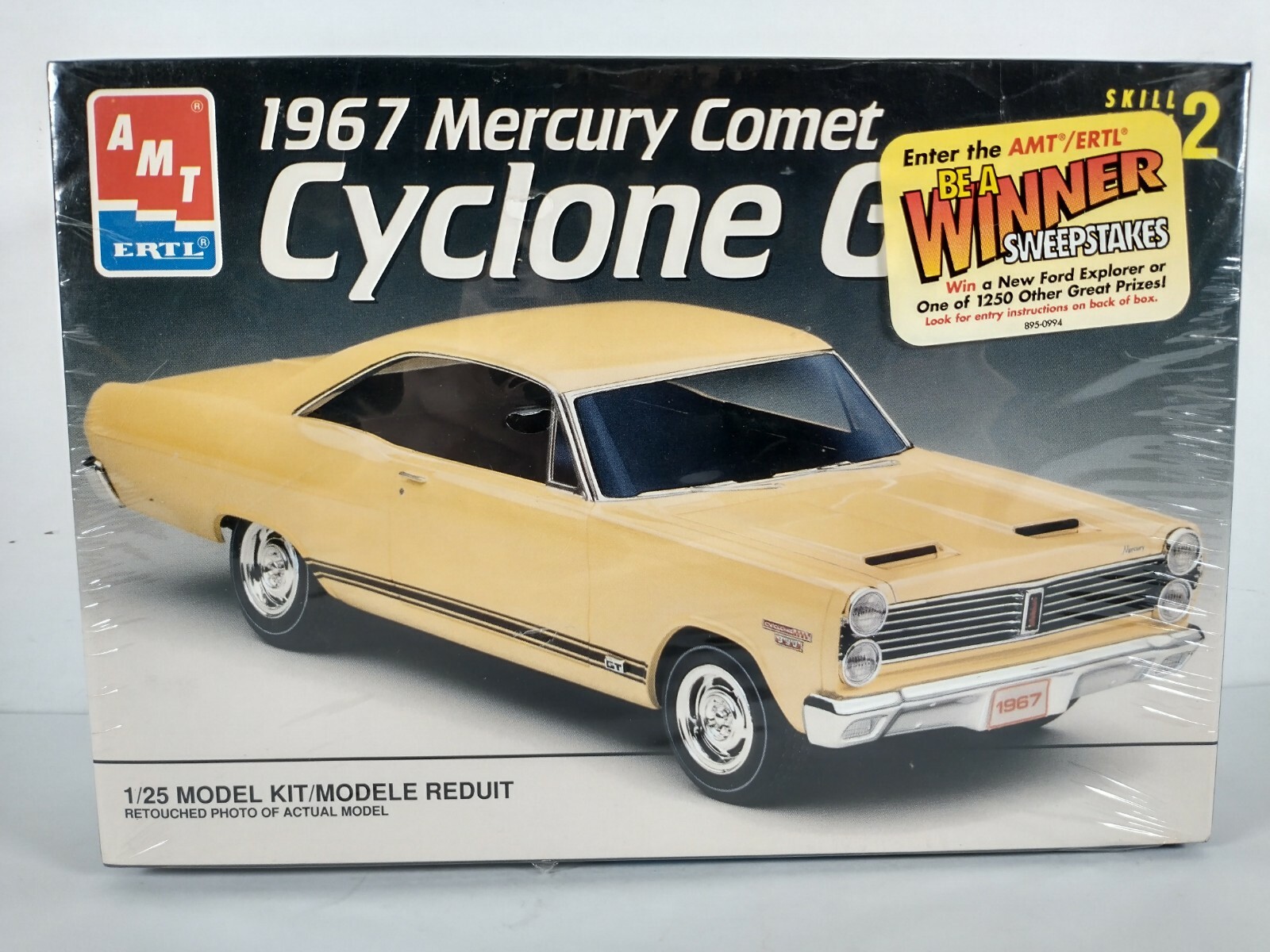 自動車 amt '67 COMET Cyclone-GT Customizing Kit AMT 1967 Mercury Cyclone GT 1:25 Scale Model Kit | Auto
