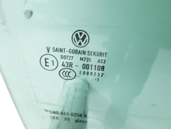 VW Tiguan I 5N 11-16  Seitenscheibe RHK Türscheibe Rechts Hinten  - Bild 3