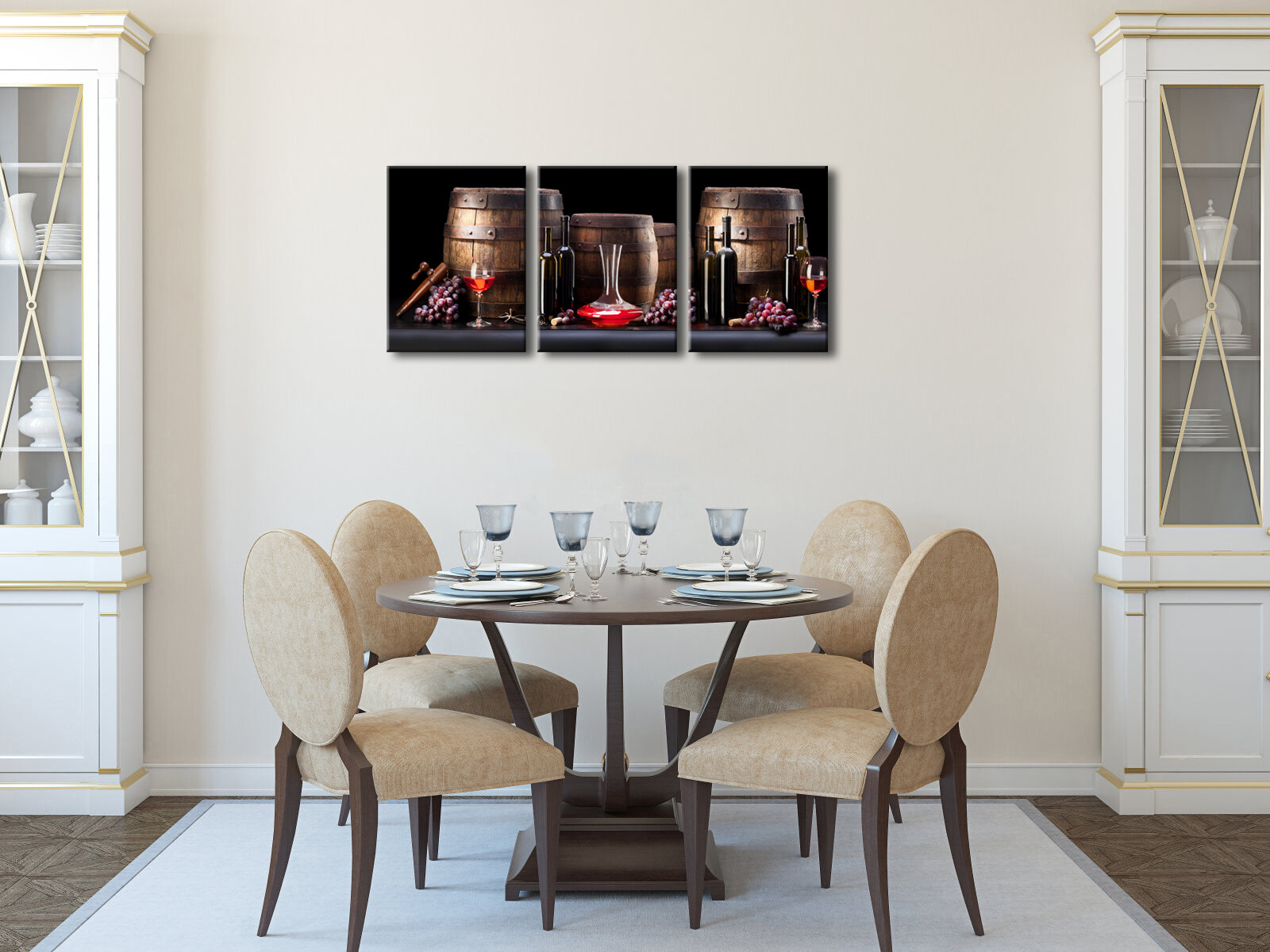Canvas Print Painting Picture Wall Art Home Cafe Bar Decor Photo Wine Barrel