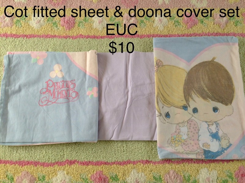 girl cot quilt cover