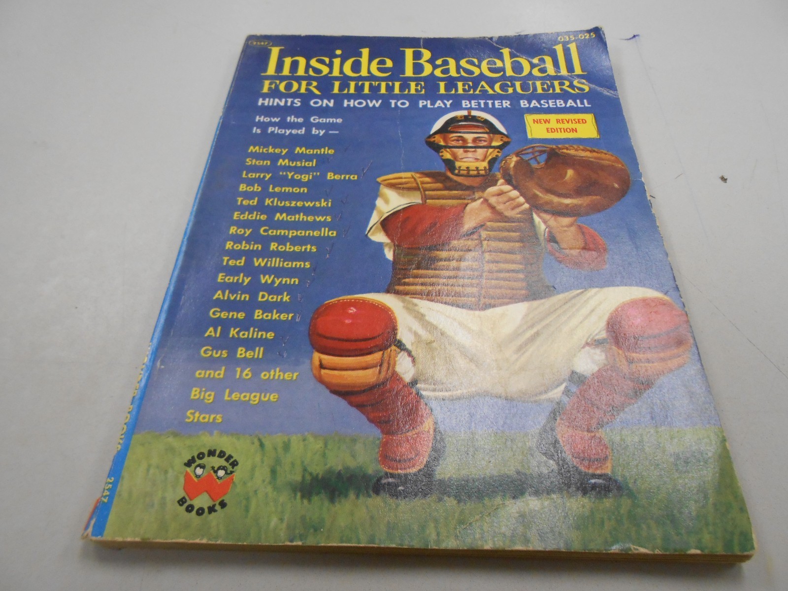 Inside Baseball for Little Leaguers! (1957, Wonder Books)! CHECK IT OUT!