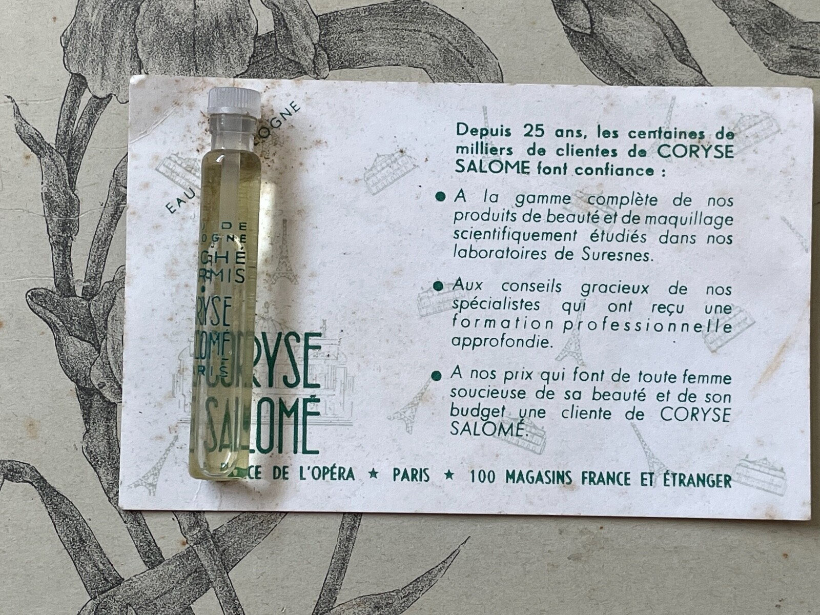 稀少 香水 Coryse Salome Peche permis EDT VTG 稀少 香水 Coryse Salome Peche permis EDT VTG（u7a00u5c11