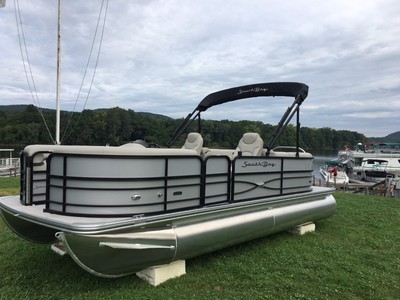 South Bay 222RS pontoon boat & 115hp Evinrude motor