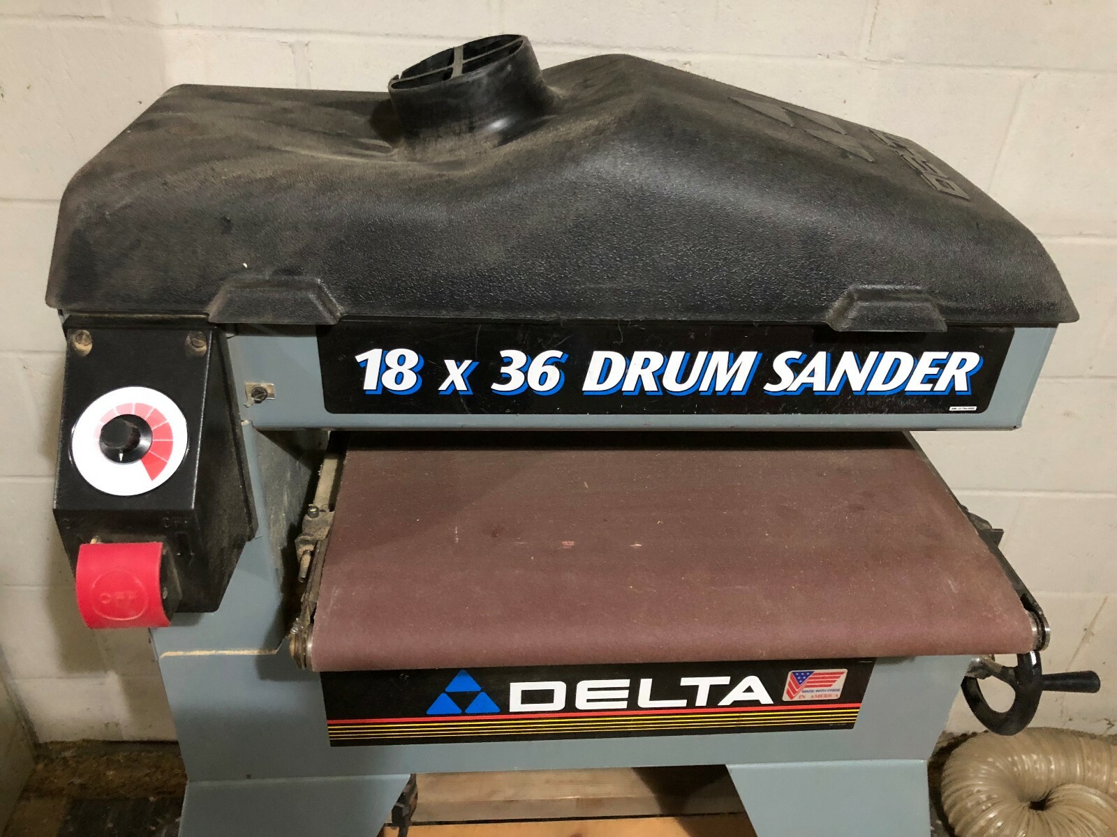 Delta 31-250 18 x 36 Drum Sander Made in USA w/extra grits Can Ship if needed.