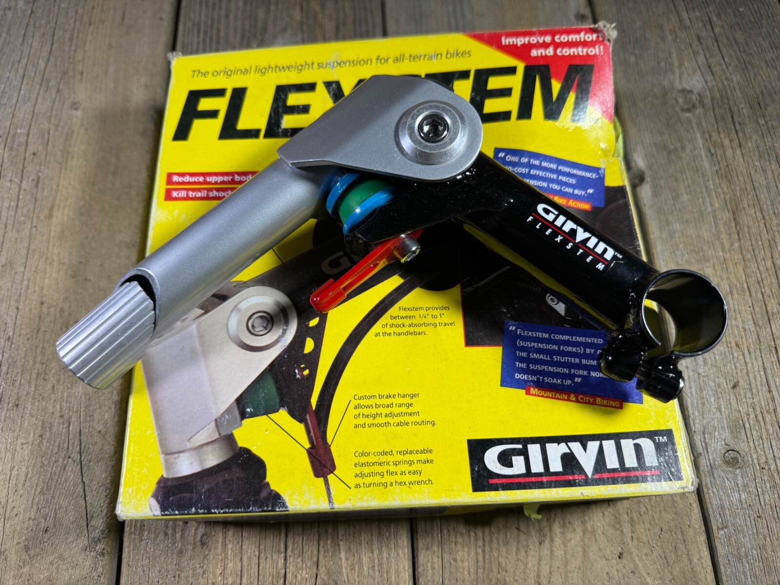 Girvin Flexstem Elastomere Mtb Flex Suspension Stem Mountain