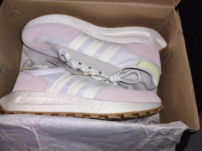 Adidas Retropy E5  Womens 8.5 Almost Pink/White/Beige