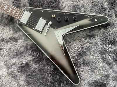 Best-selling Electric Guitar 6-Strings Flying V Style Chrome Hardware VB Color