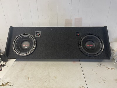 GMC Chevy Silverado Crew Cab 2007-2013 Underseat 12'' Subwoofer Sub Box 2 Jvc 12 