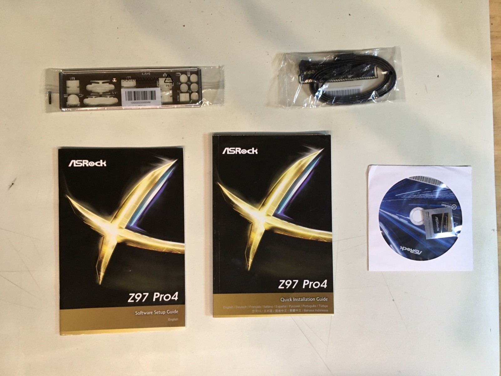 Asrock Z97 Pro4 M.2 Sata LGA 1150 ATX Motherboard - Used 2 Working Ram Slots