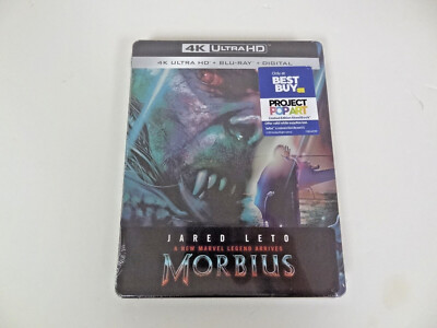 Marvel Morbius 4K Ultra Blu-Ray Digital Limited Ed Steelbook NEW Project Pop Art