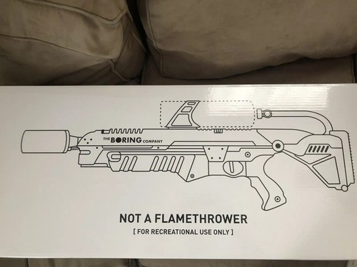?? The Boring Company Not-a-Flamethrower - BRAND NEW!!! ??