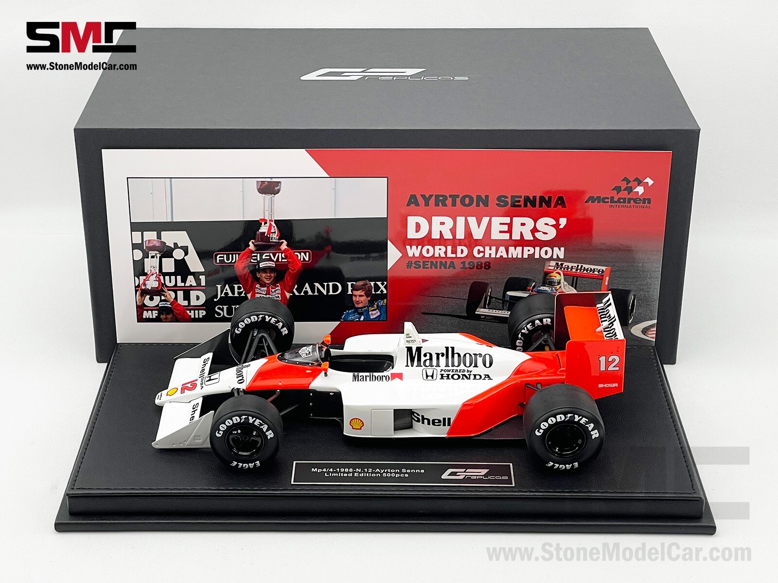 Mclaren MP4/4 Ayrton Senna 1988 F1 World Champion 1:18 GP Mclaren MP4/4 Ayrton Senna 1988 F1 World Champion 1:18 GP