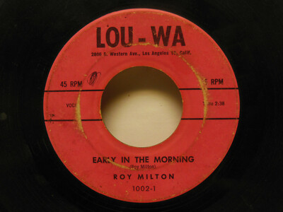 ROY MILTON: Bless Your Heart / Early In The Morning, 45 RPM. Fair (A)