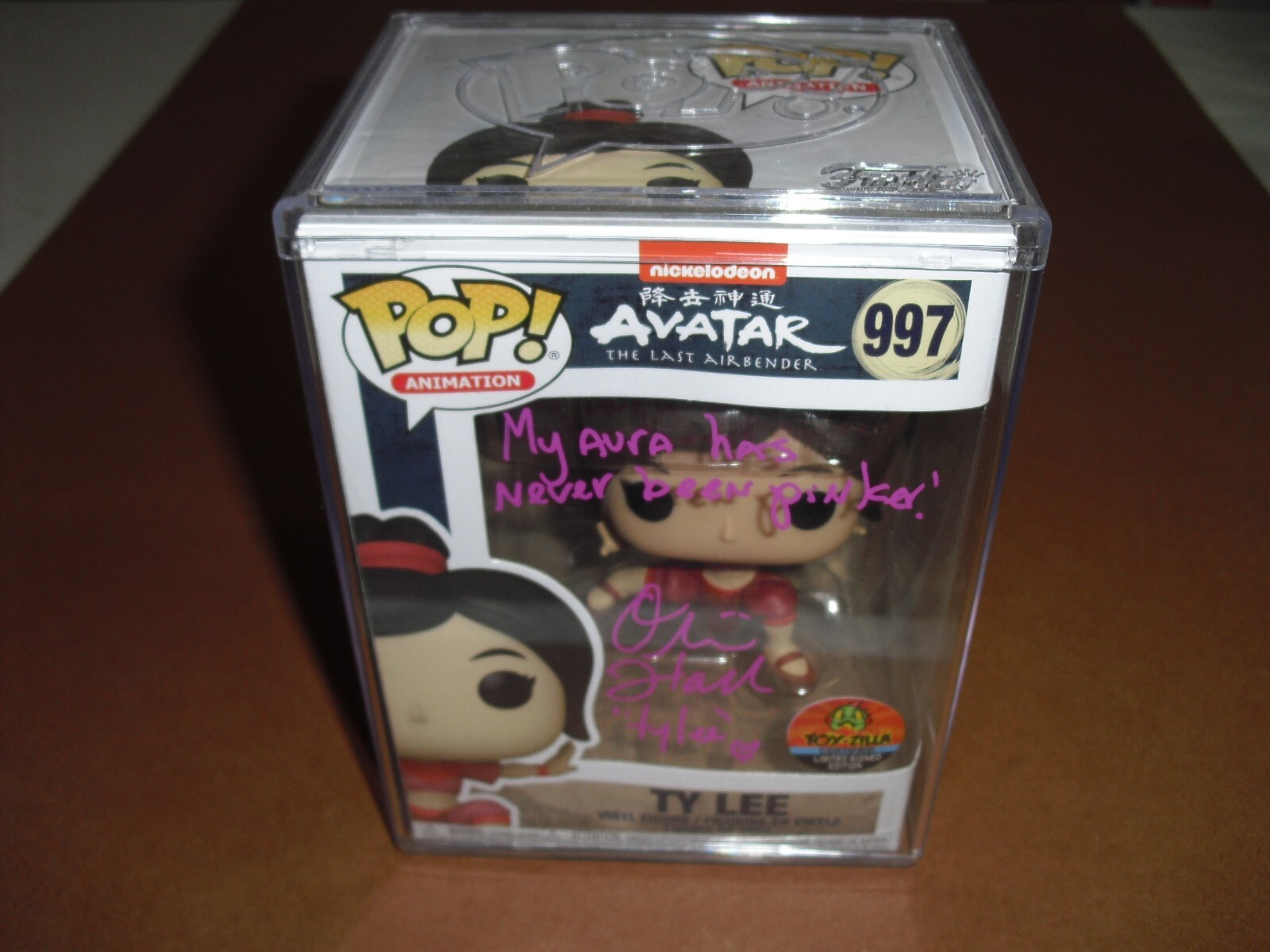 Ty Lee #997 Funko Pop Toy-Zilla Certified Avatar signed