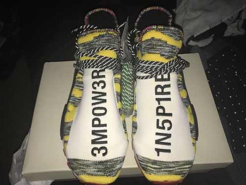 New! Pharell Human Race Solar Pack NMD Black/Core Black/ Red - Size 13