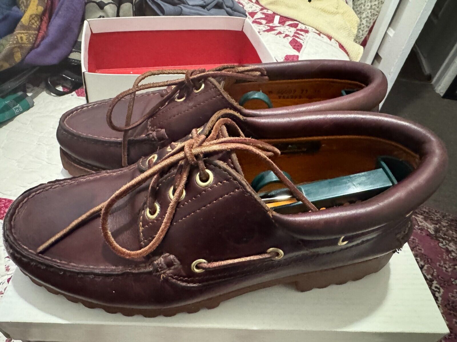 Timberland 3 Eye Classic Lug Oxblood Burgundy Boat Shoes Timberland 3 Eye Classic Lug Oxblood Burgundy Boat Shoes
