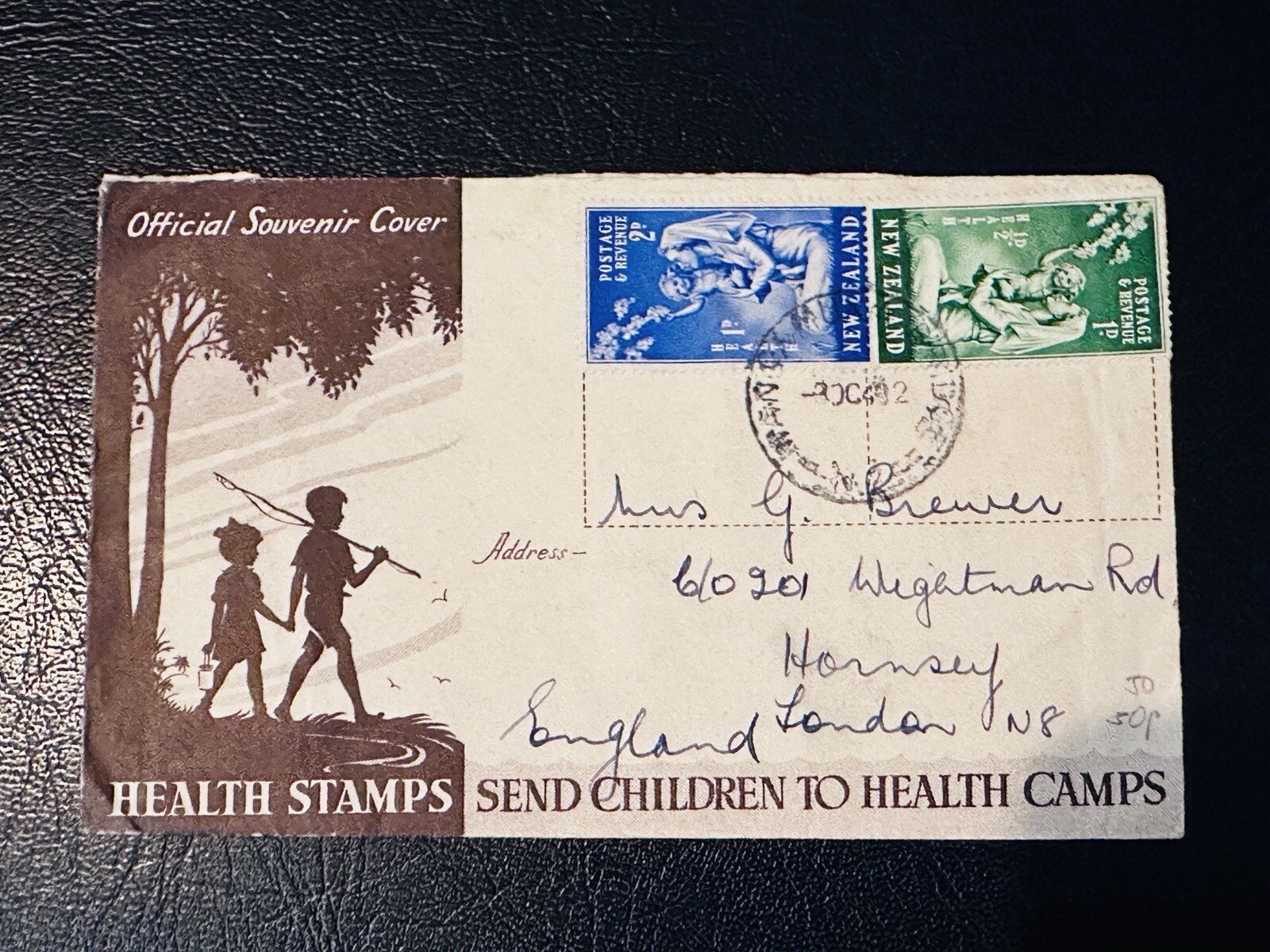 FDC 1949 Health Stamps New Zealand for Childrens Health Camps