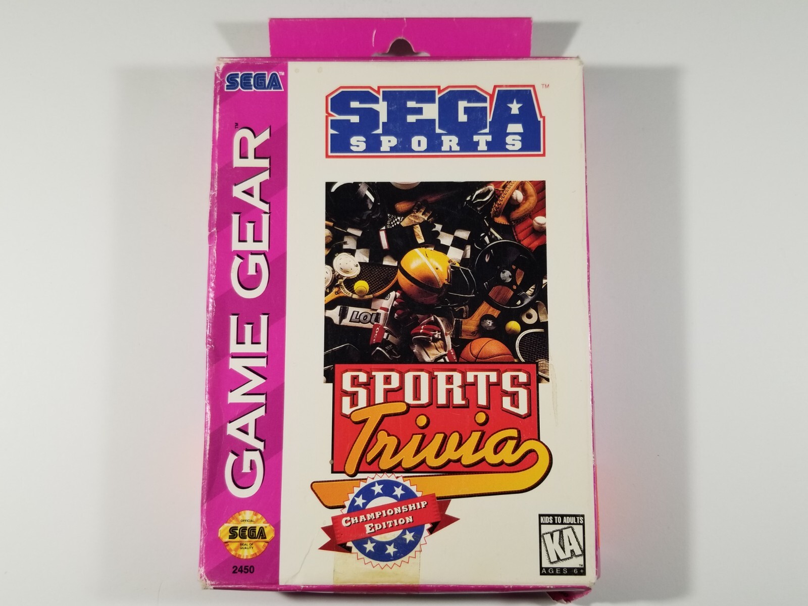SEGA - GG★SPORTS Trivia CHAMPIONSHIP EDITION Sports Trivia Championship Edition ¤ Original Box Only Sega