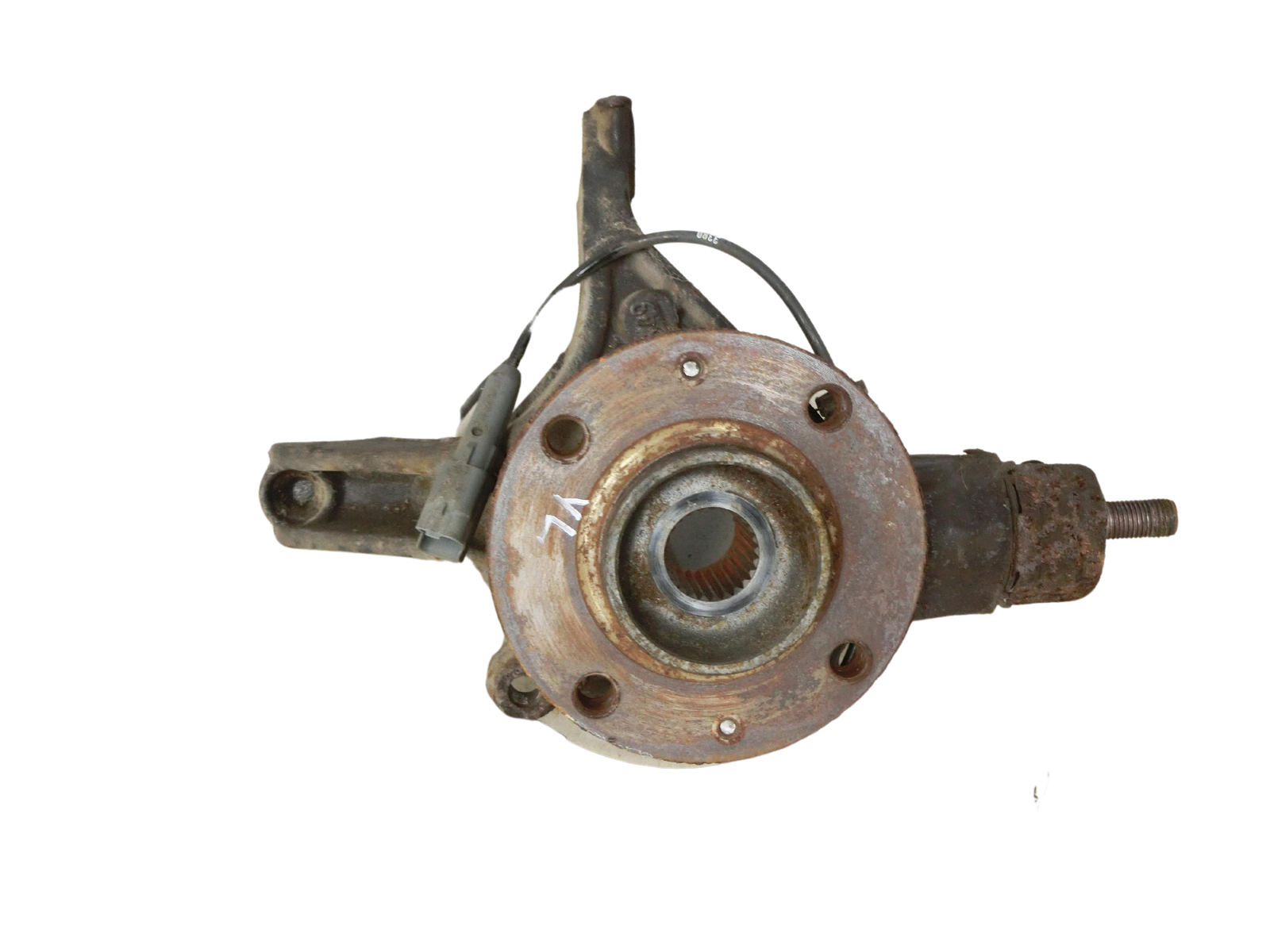 Mangueta Cubo de la rueda con ABS izquierda delante para Peugeot 5008 09-13 - Bild 1