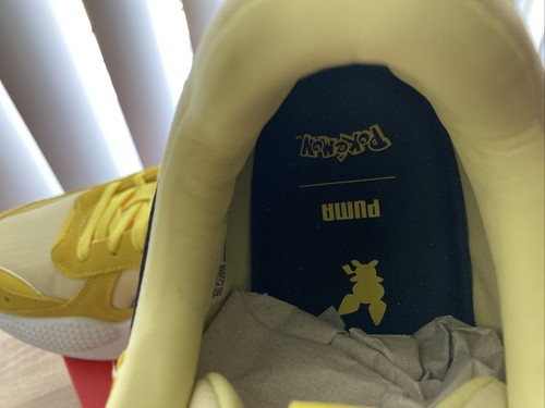 Pre-owned Puma X Pokemon Pikachu Rs-x Yellow Sneakers - Us Size 10.5 - - 389541-01