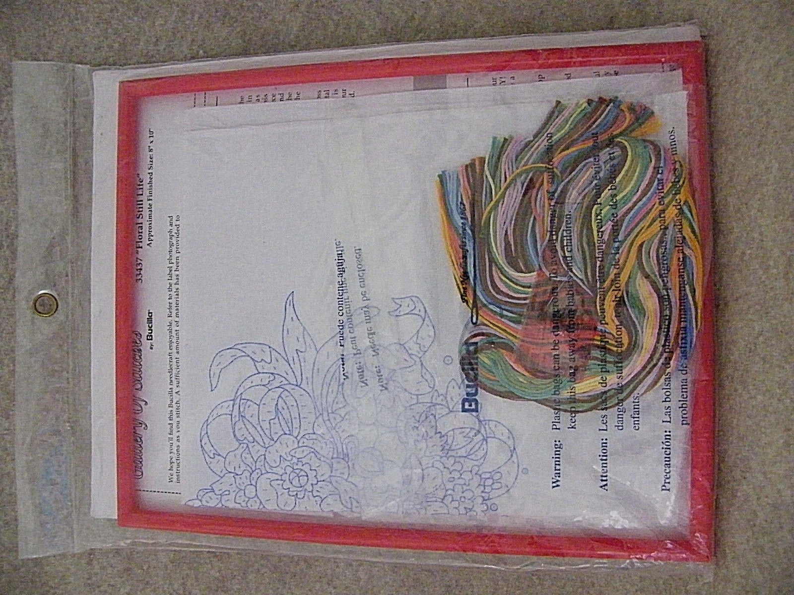 New  Bucilla Gallery of Stitches  8x10