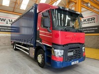RENAULT T380 *EURO 6*, 18 TONNE 4X2 CURTAINSIDER - 2018 - FJ18 UEK