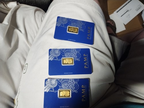 5 gram Gold Bar - PAMP Suisse - Fortuna - 999.9 Fine in