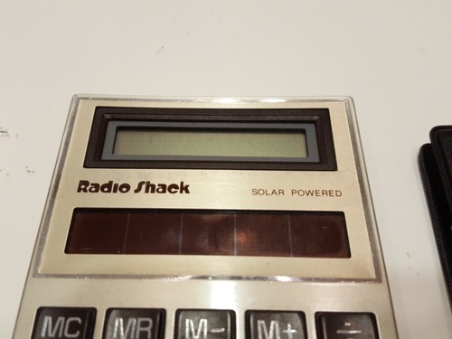 Radio Shack EC-440 Solar Power Deluxe Calculator Vintage WORKS!