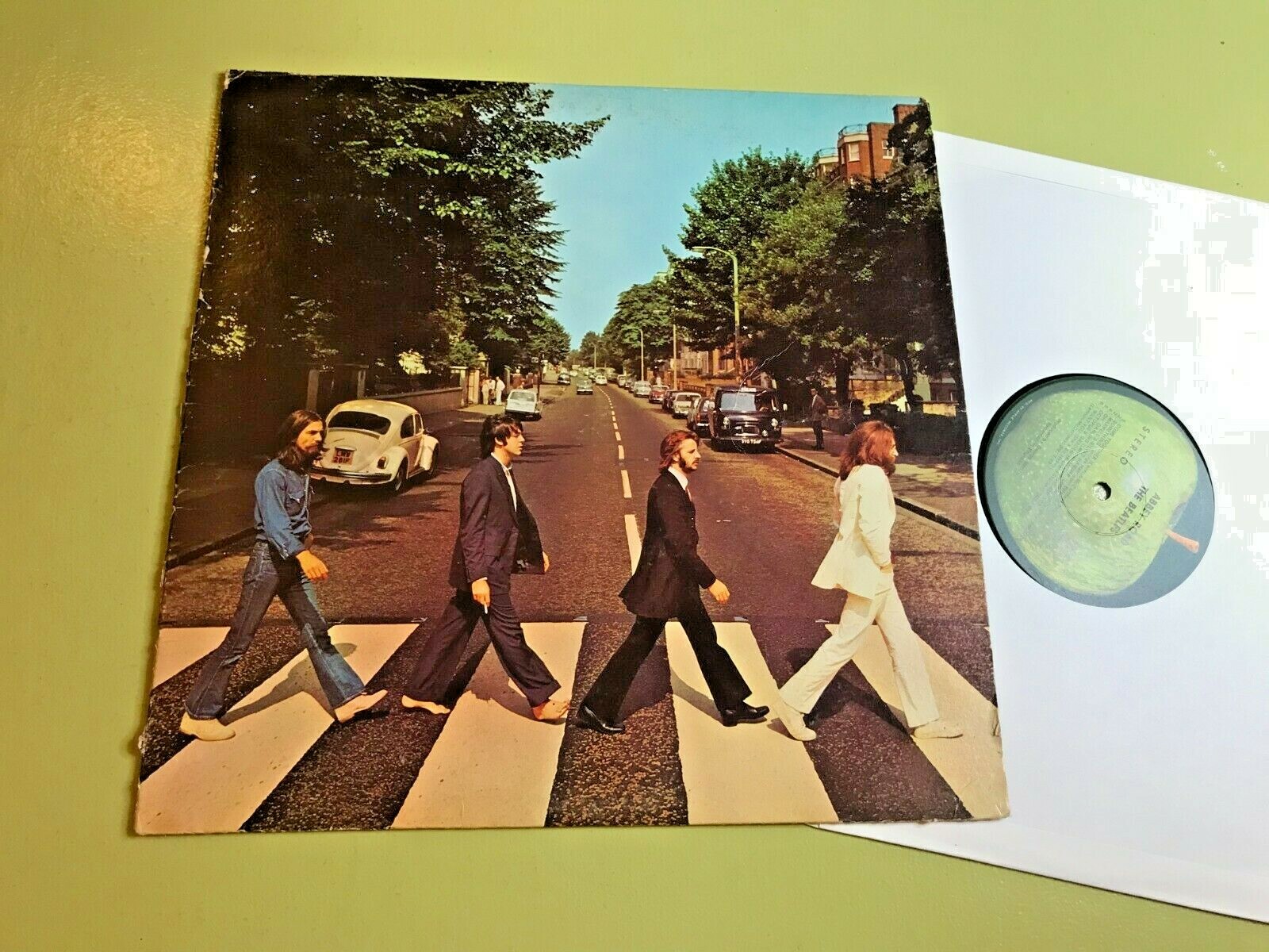 the beatles abbey road lp 1969 '75 re apple so-383 F52/G52#3