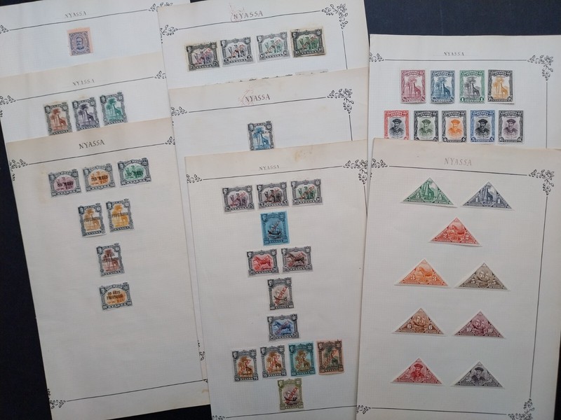 Nyassa  Timbre Lot 8  Feuille OblitÃ©RÃ© Ã  Voir