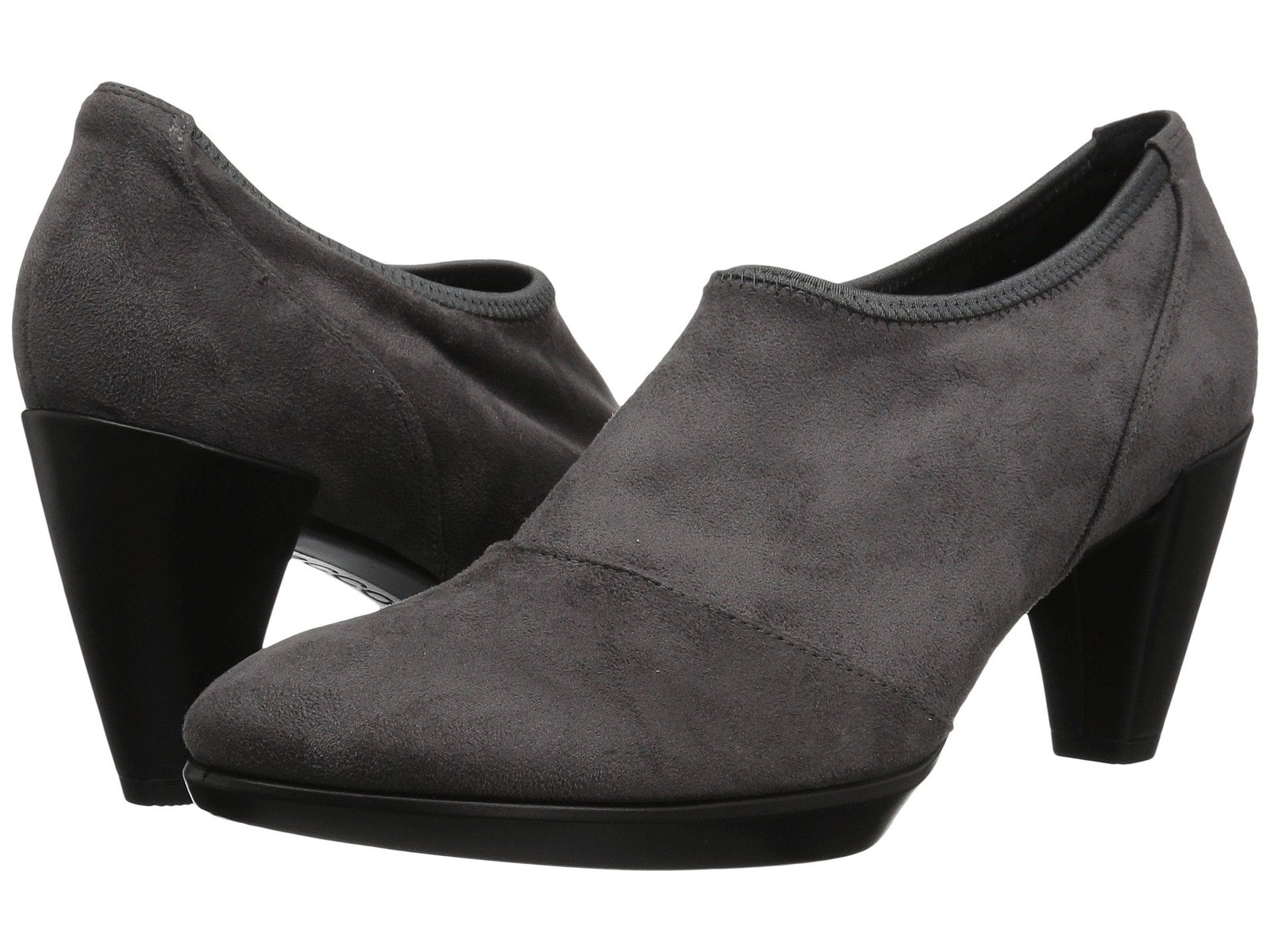 ECCO Shape 55 Plateau Shootie Grey Textile 235537 Women's Boot 10-10.5 / 41